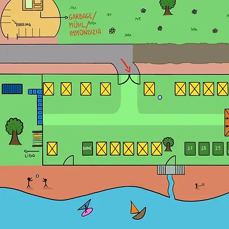 Dune Lido Di Colico, Direct On & Town * 콜리코